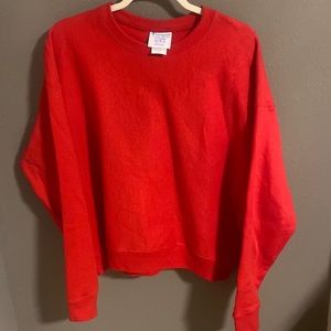 Red Champion Sweatshirt